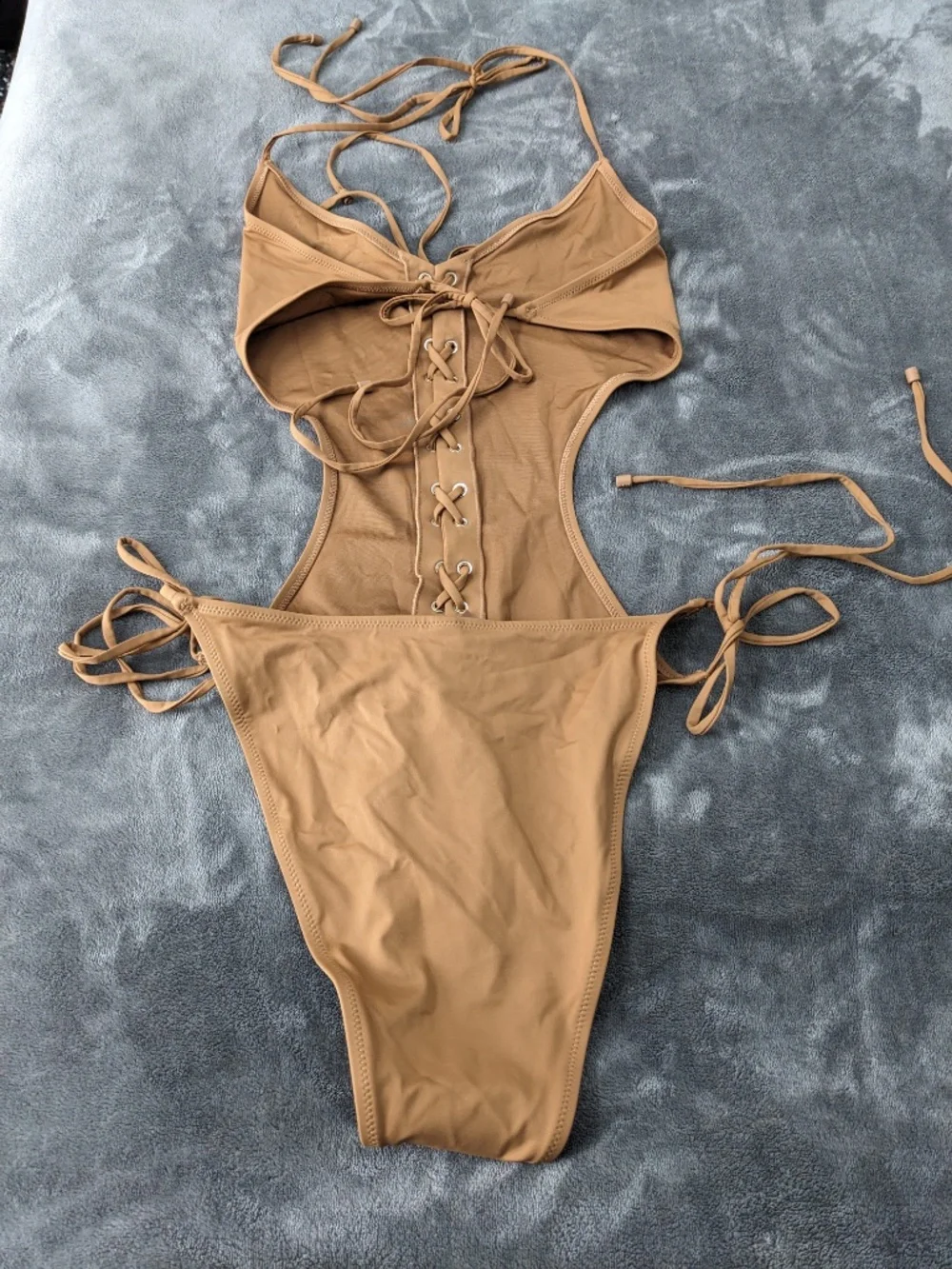 NWT Skims Swim Lace Up Monokini - Size XXLarge